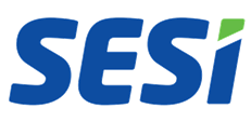 Logo SESI em azul